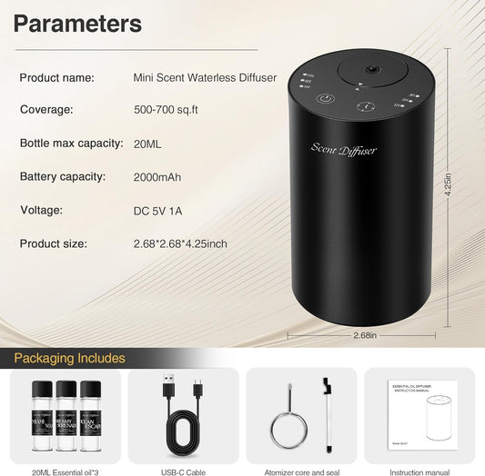 Scentdinbor Scent Diffuser Mini