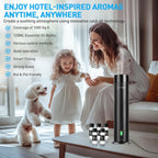 Scent Dinbor 5-star hotel inspired 5 x 20ml pure essential oil set with diffuser — plant-based, safe for kids and pets