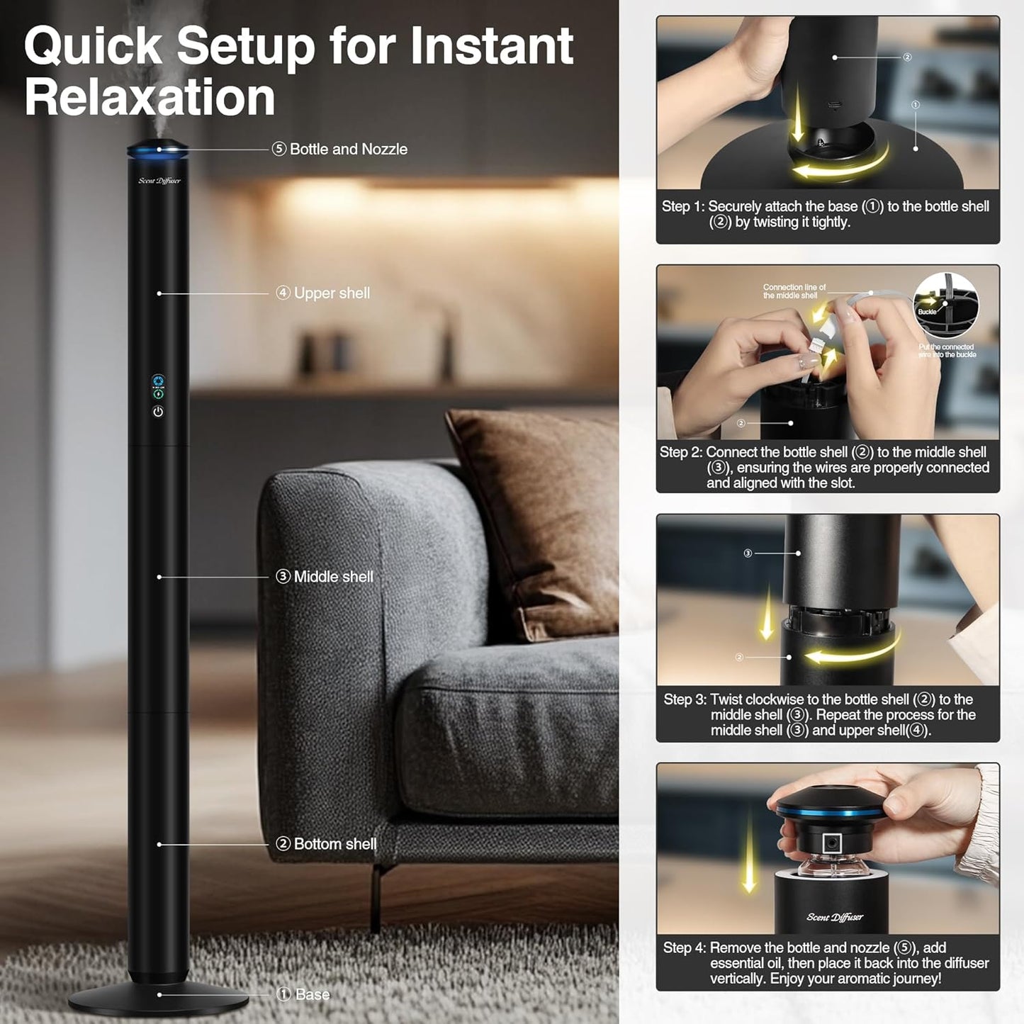 Scentdinbor Scent Diffuser Promax